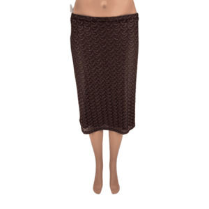 Express women's brown/gold shimmer skirt size M
